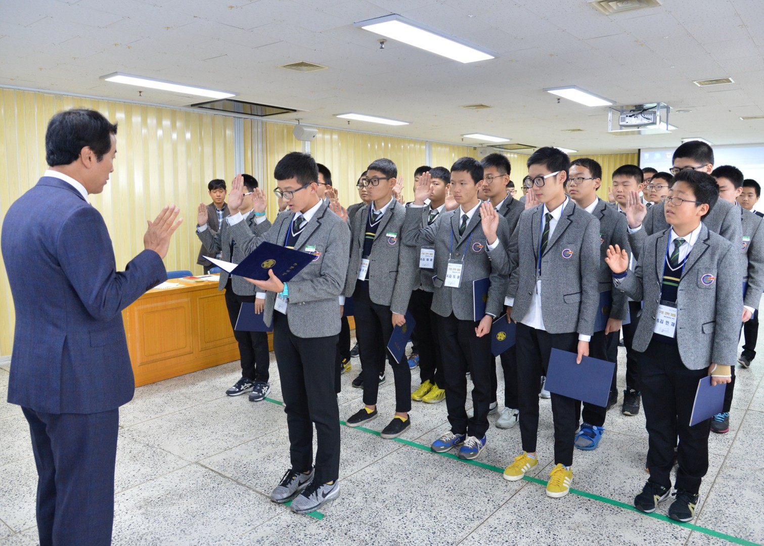 해운대중학교 구청견학 2