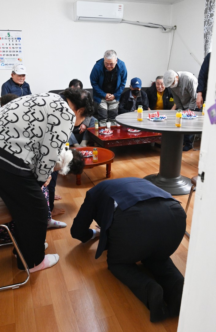 경로당 방문(반여동) 2