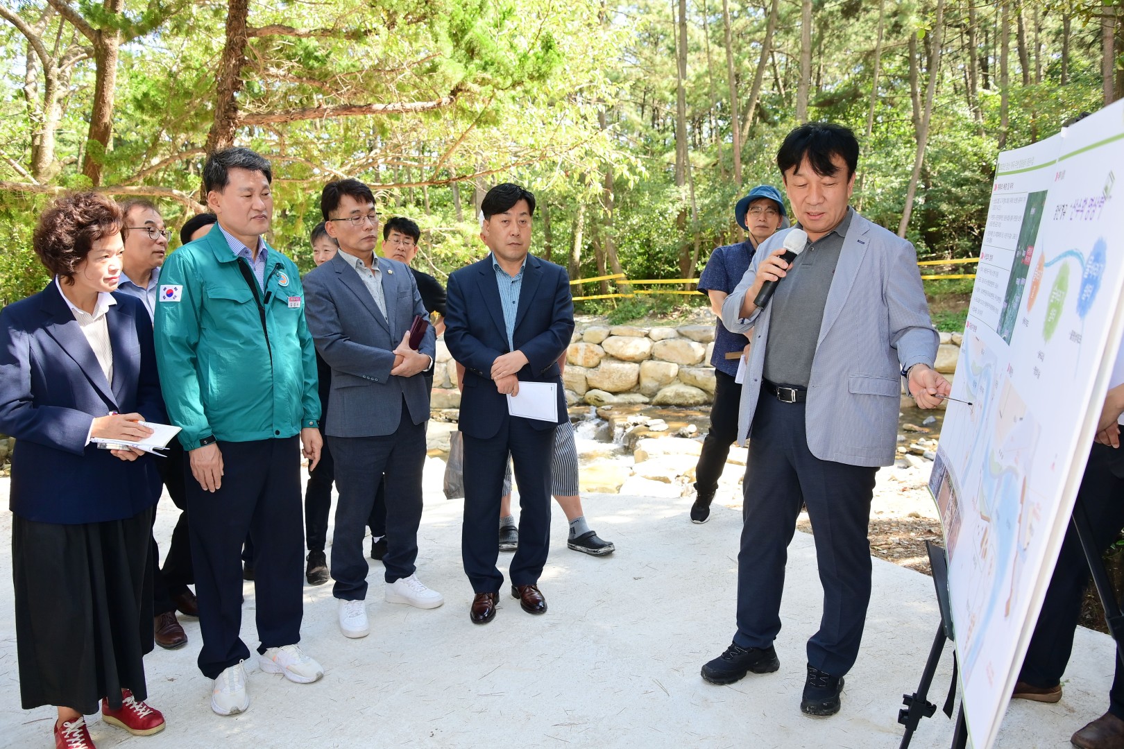 현장설명회(장산계곡 주변 힐링쉼터 경관사업) 17