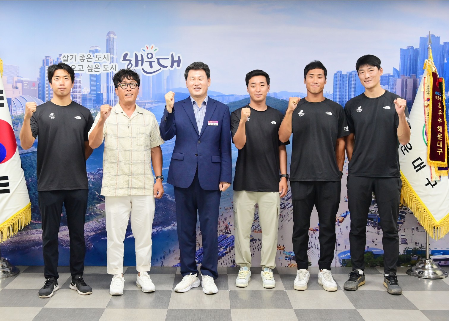 요트팀 아시안게임 출전 전 방문 1