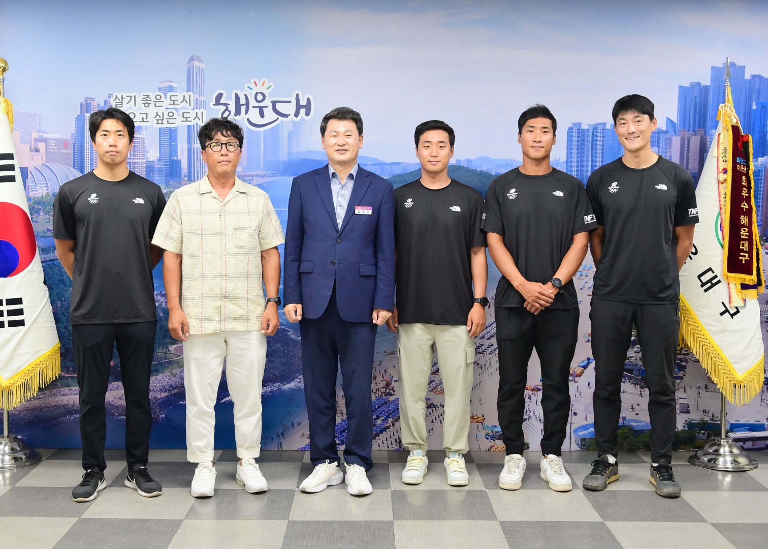 요트팀 아시안게임 출전 전 방문 2