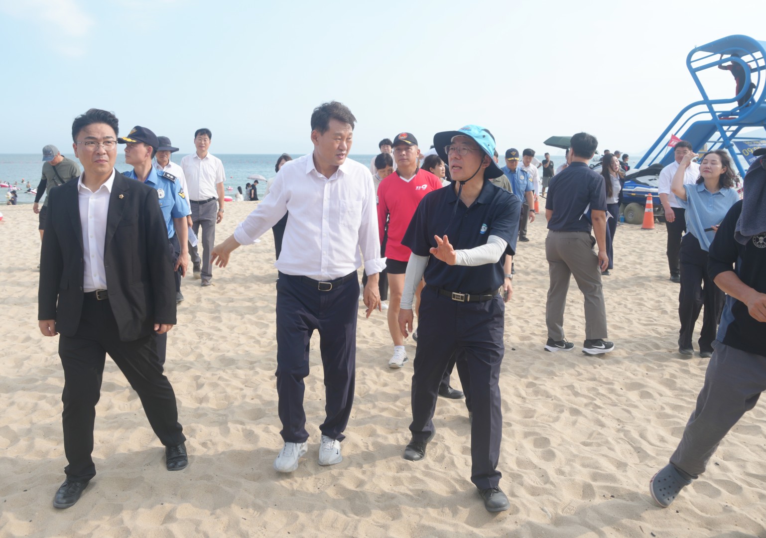 해양수산부 장관 해수욕장 현장점검 및 격려 방문 1