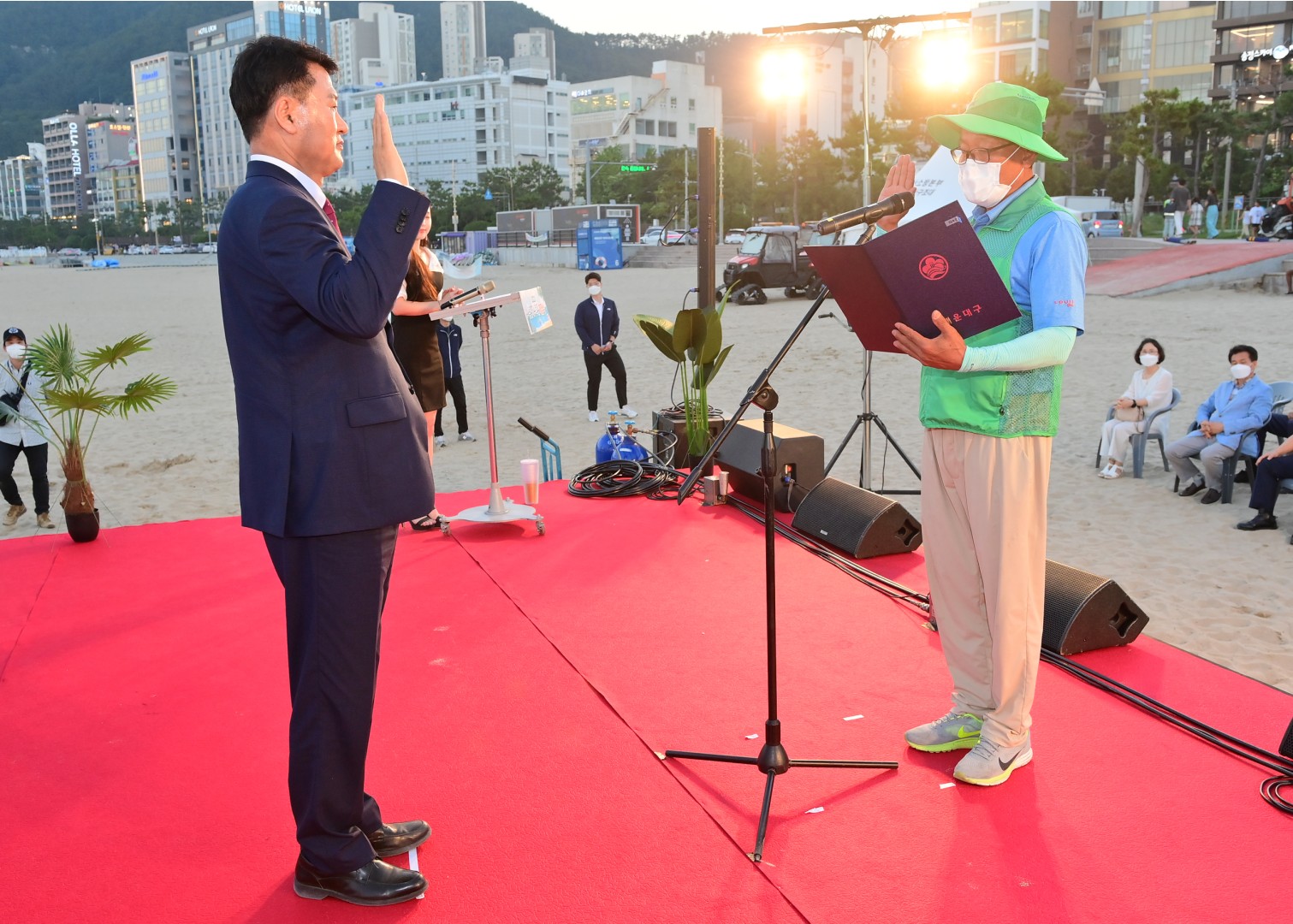 송정해수욕장 개장식 10