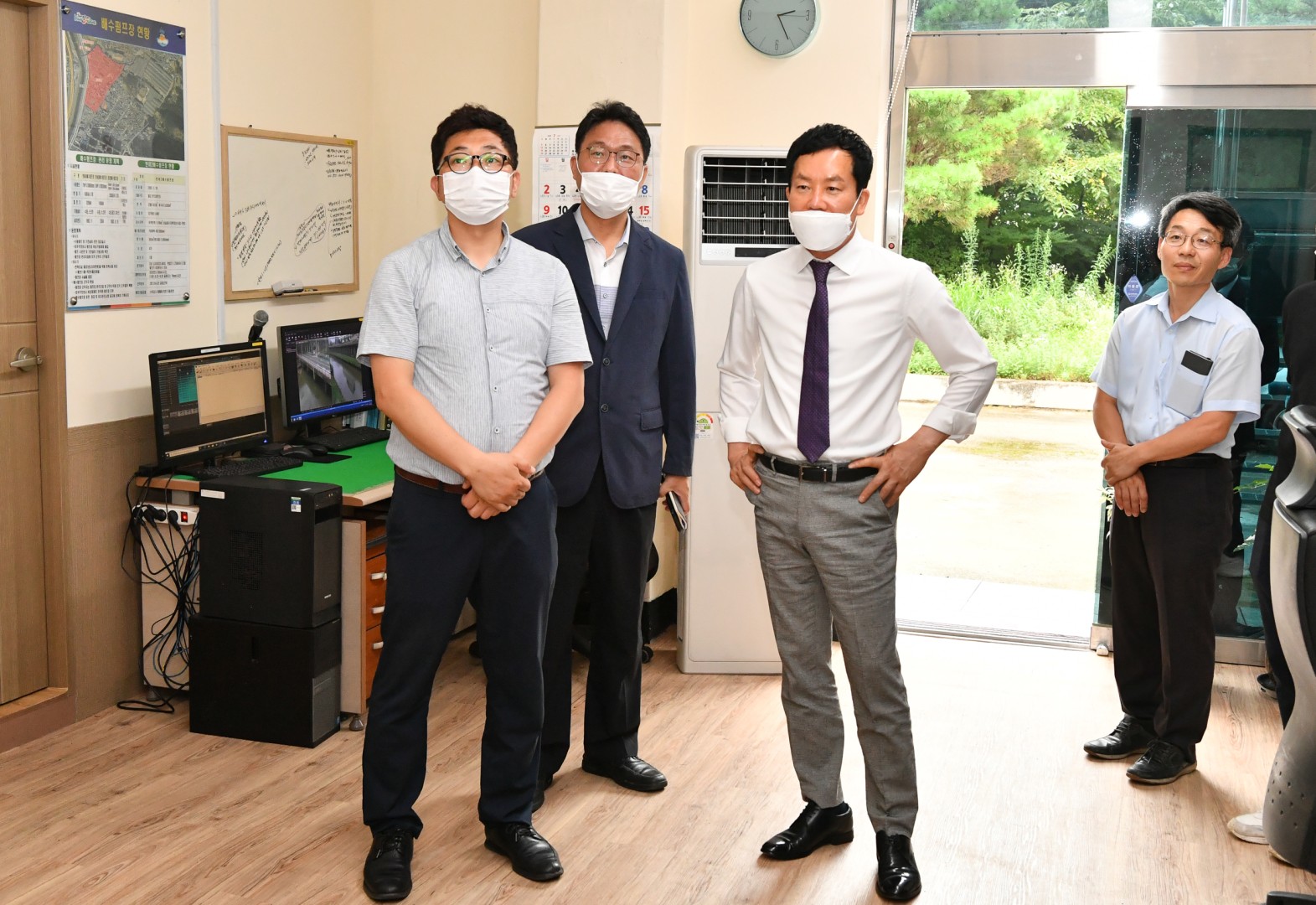 배수펌프장 근무자 격려 10