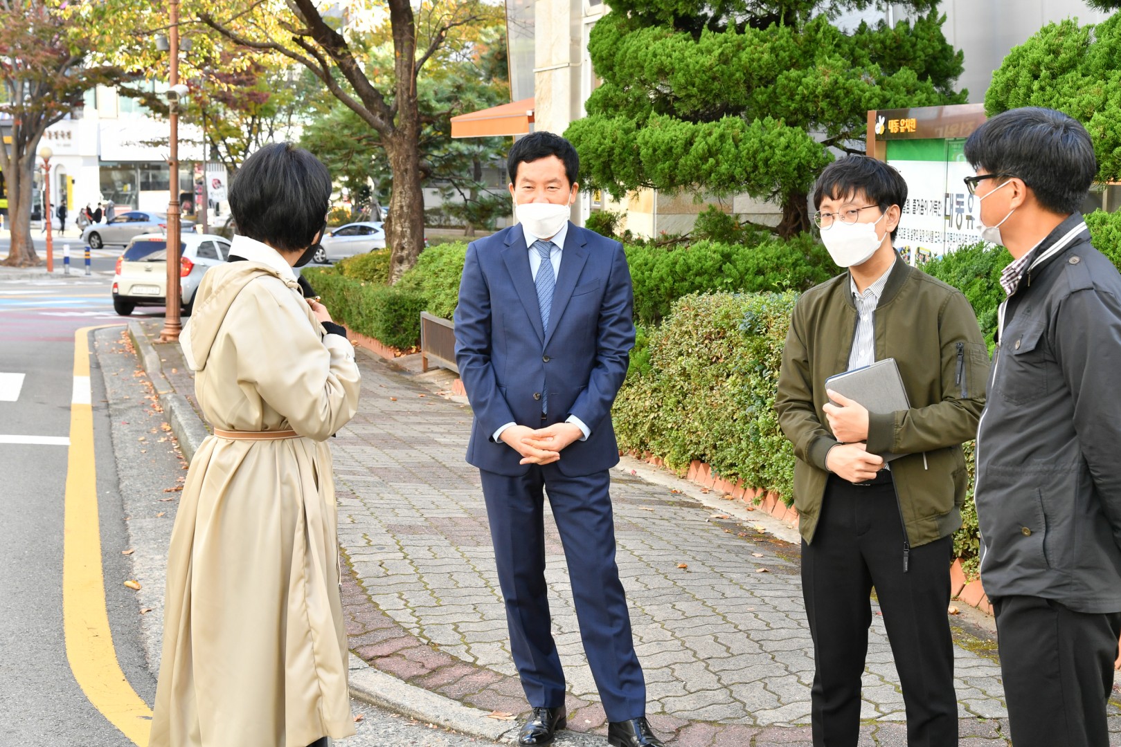 청사포교차로등 현장방문 6