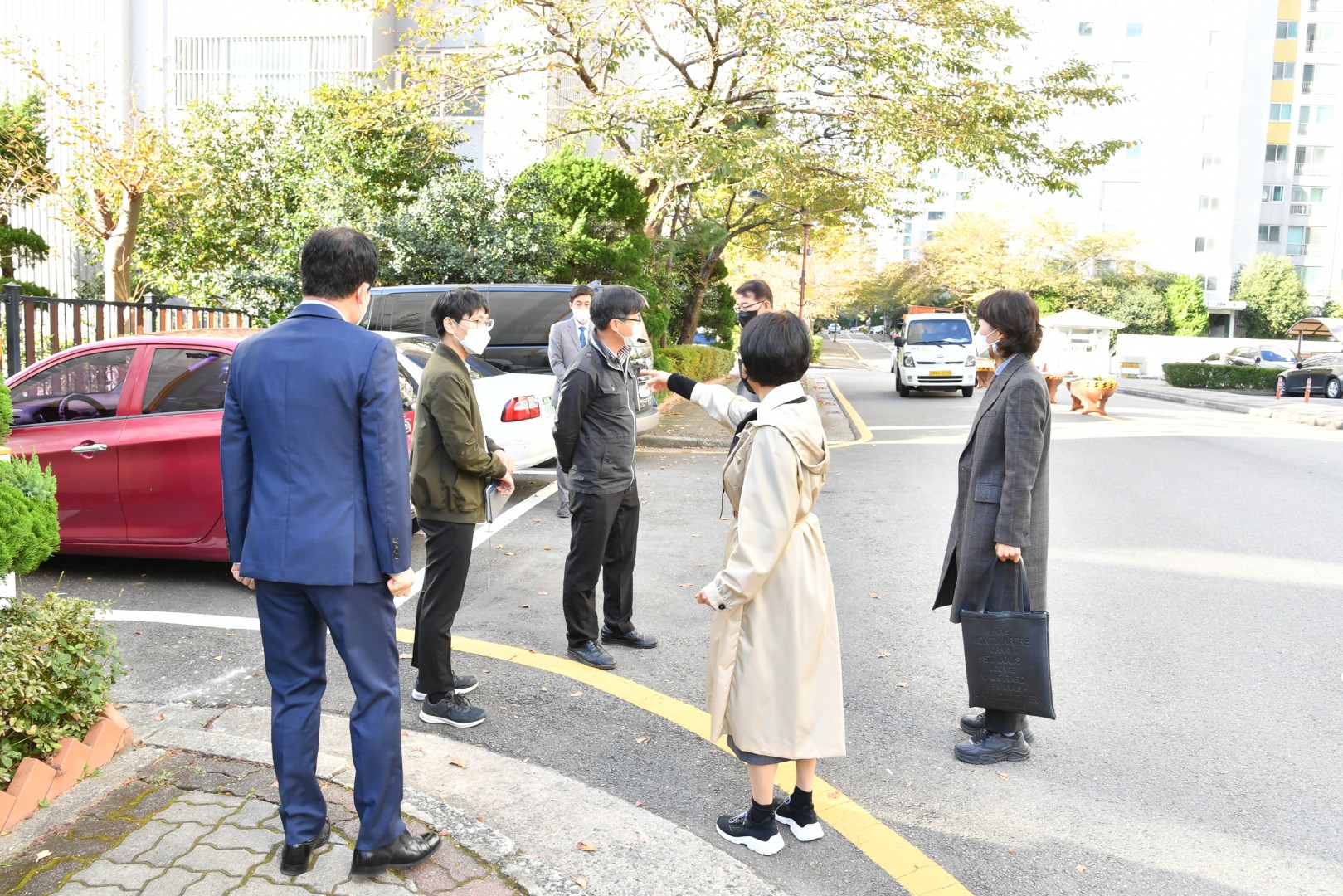 청사포교차로등 현장방문 5