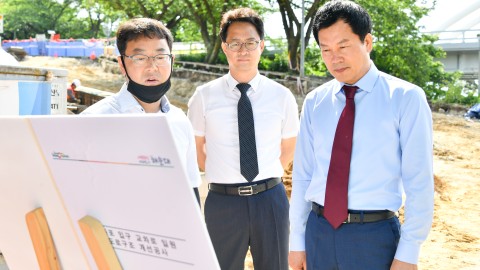 청사포 회전교차로 현장방문