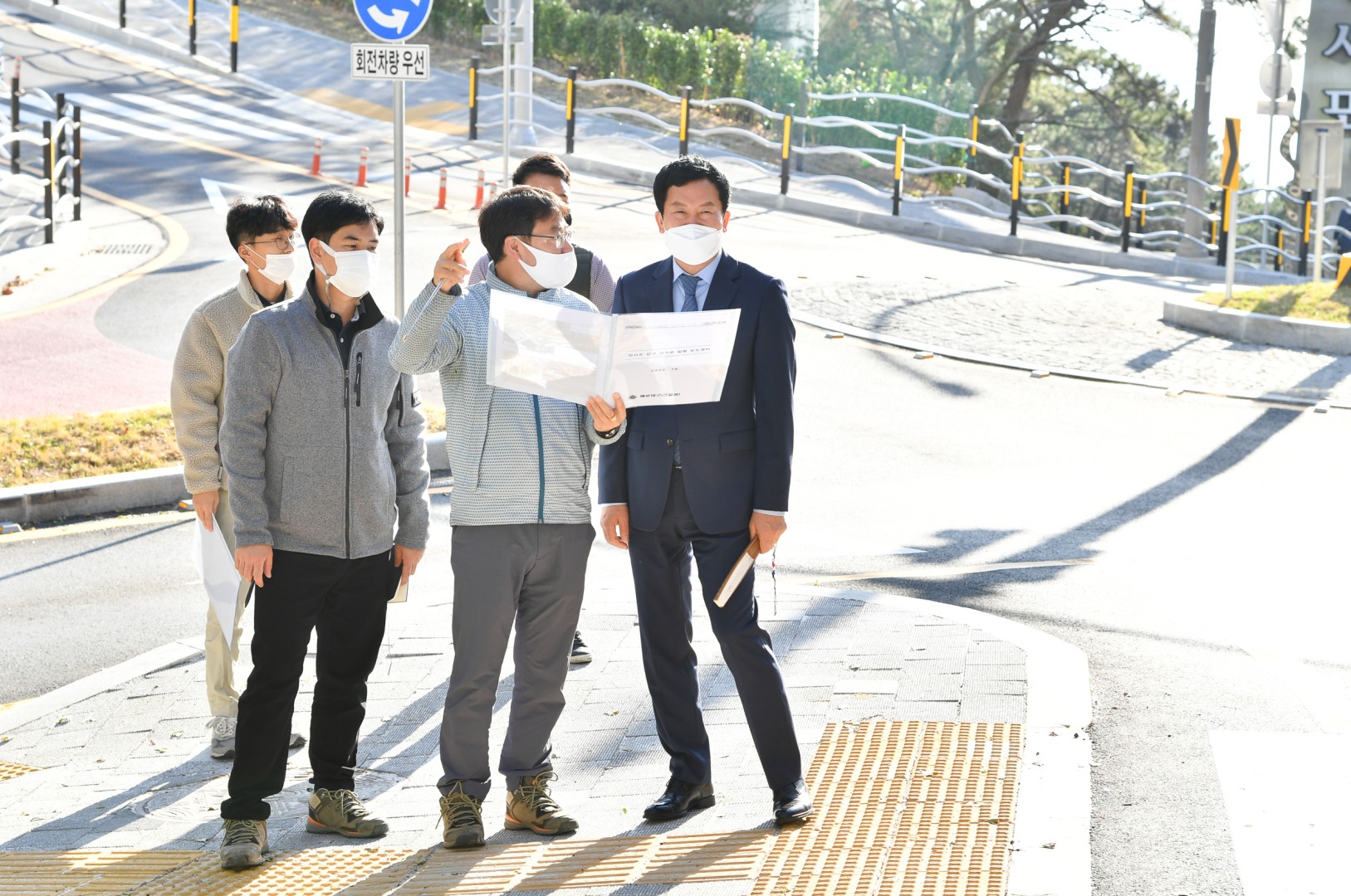 청사포교차로등 현장방문 11