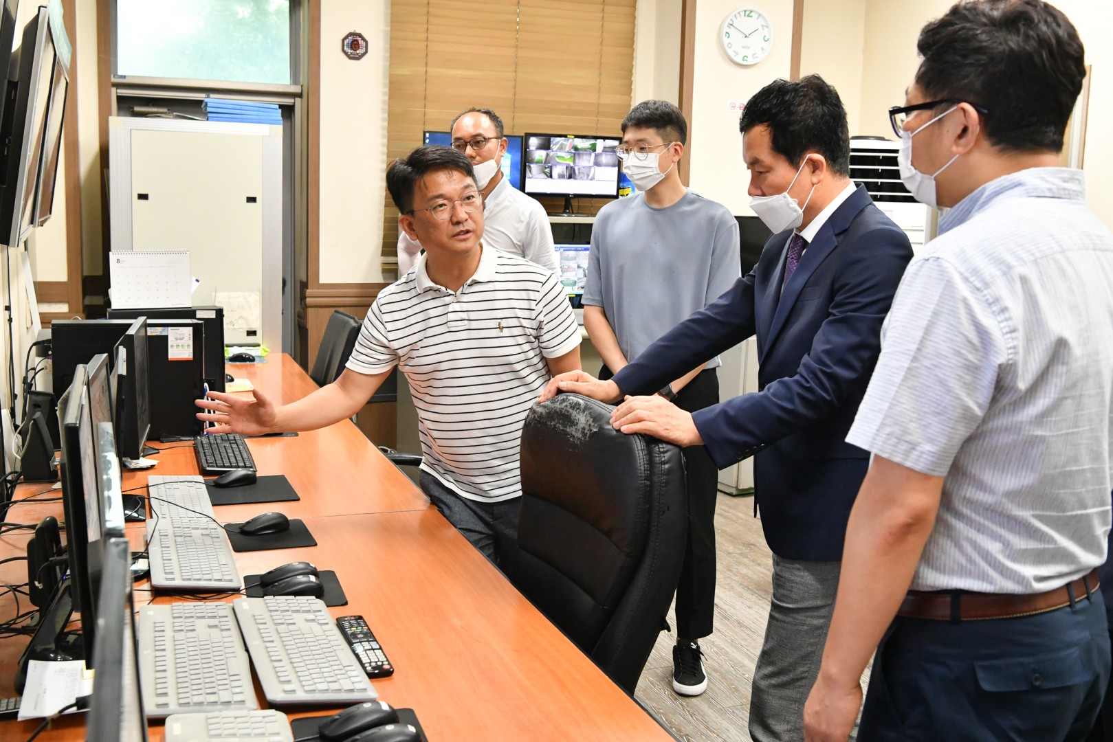 배수펌프장 근무자 격려 4