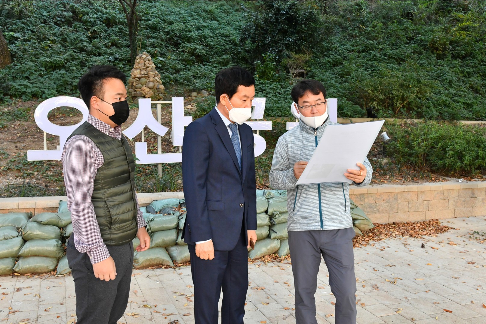 청사포교차로등 현장방문 16