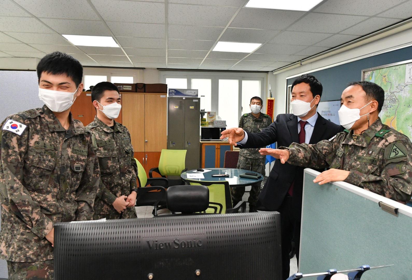 해운대구 기동대 방문 3