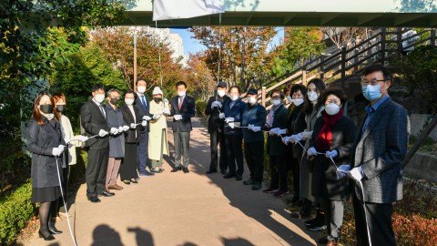 우2동 육교완공