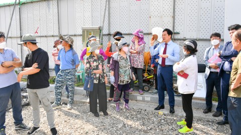 청사포 주차장 현장방문