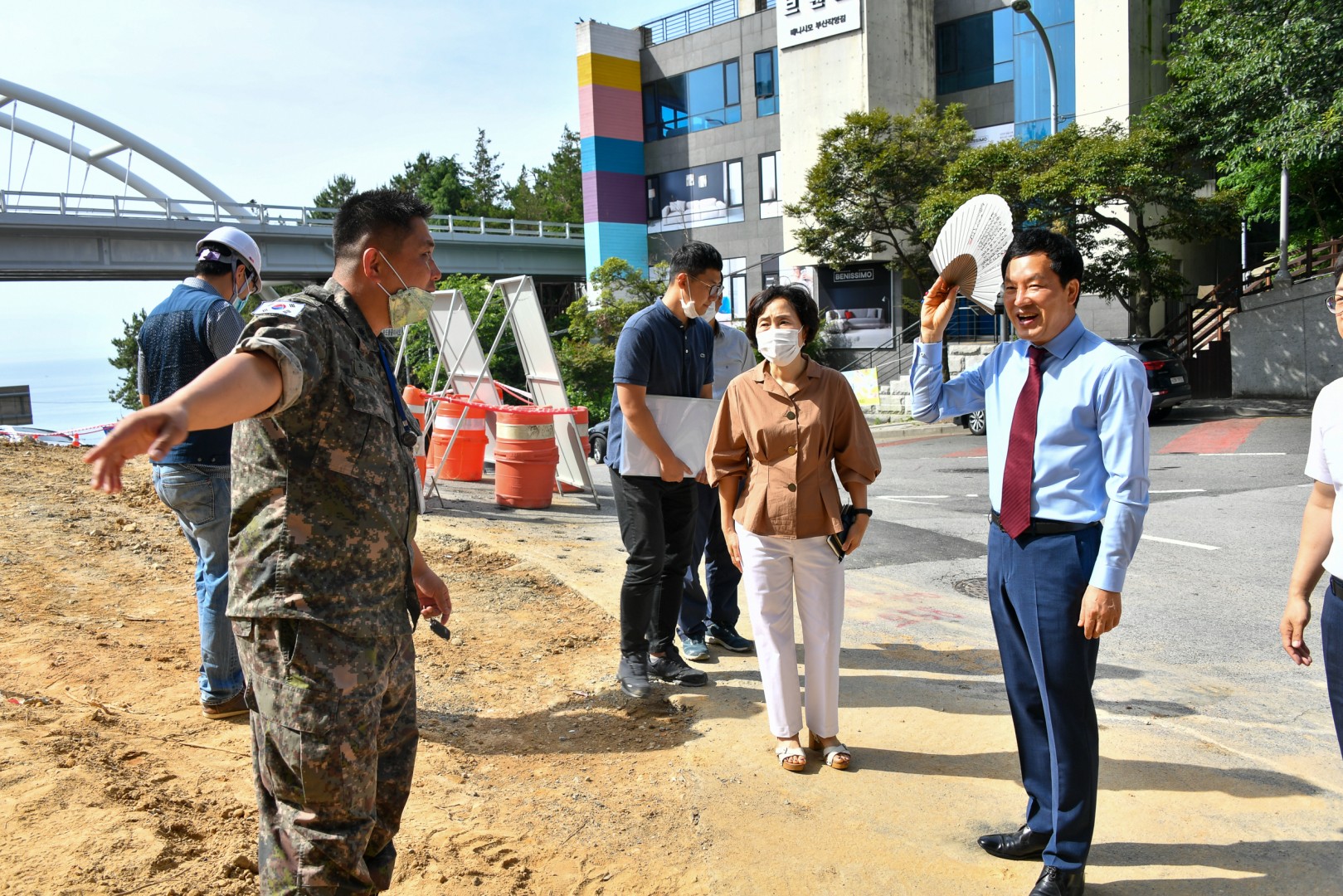 청사포 회전교차로 현장방문 9