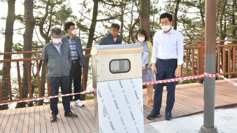 달맞이언덕 공사현장
