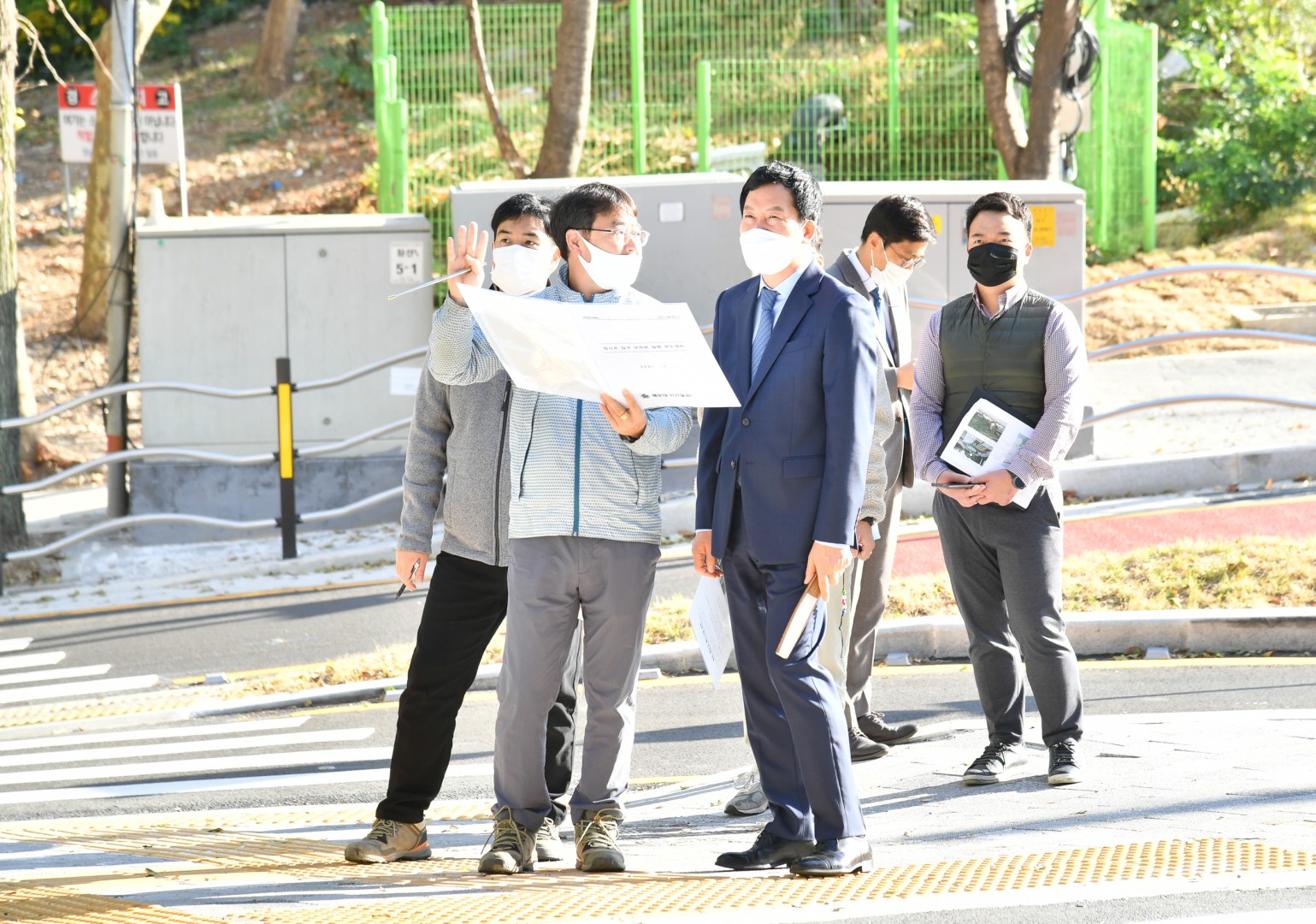 청사포교차로등 현장방문 12