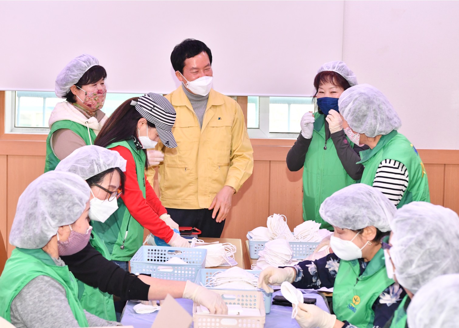 사랑의 수제면마스크 제작 29