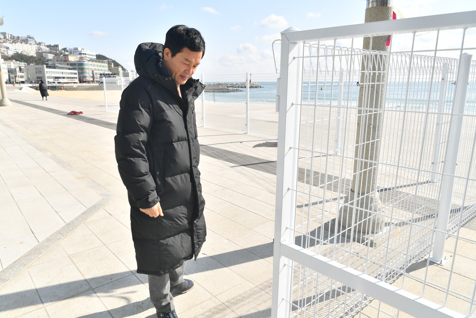 해운대해수욕장 펜스철거 5