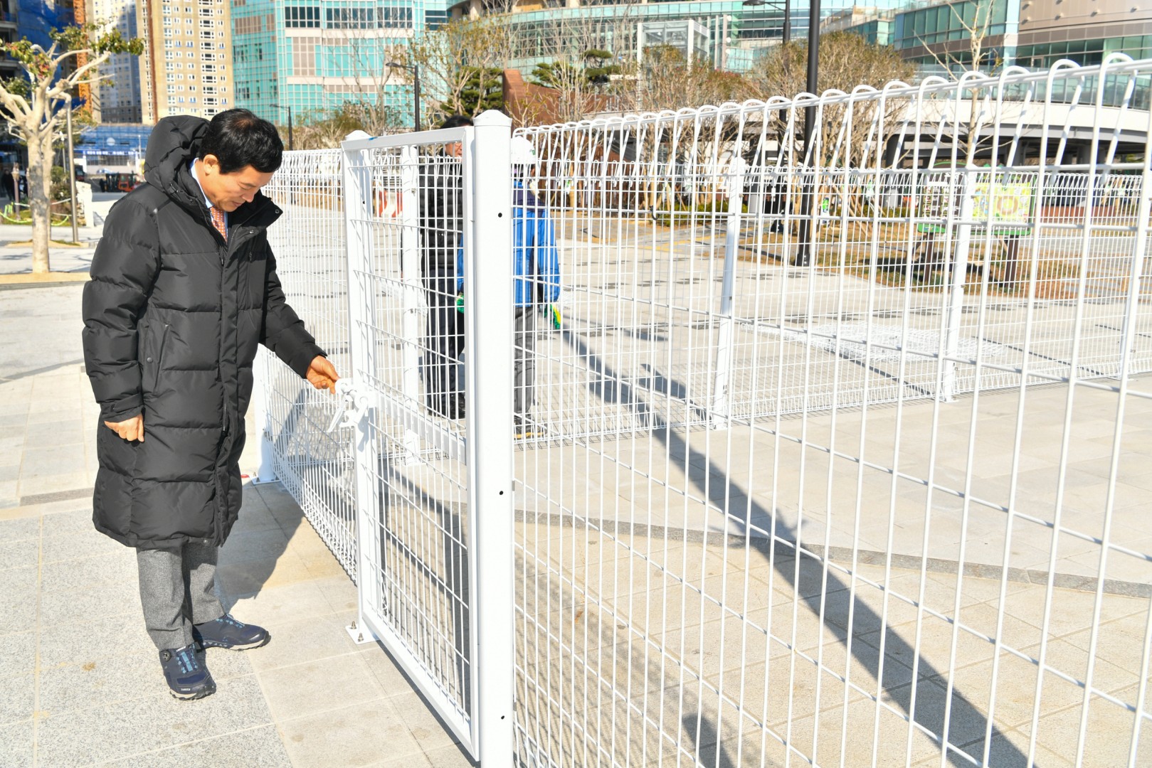 해운대해수욕장 펜스철거 4