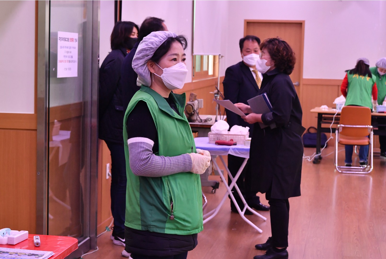 사랑의 수제면마스크 제작 16
