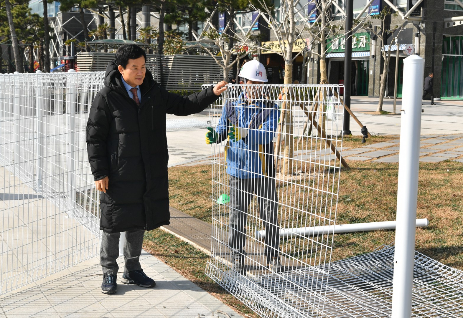 해운대해수욕장 펜스철거 11
