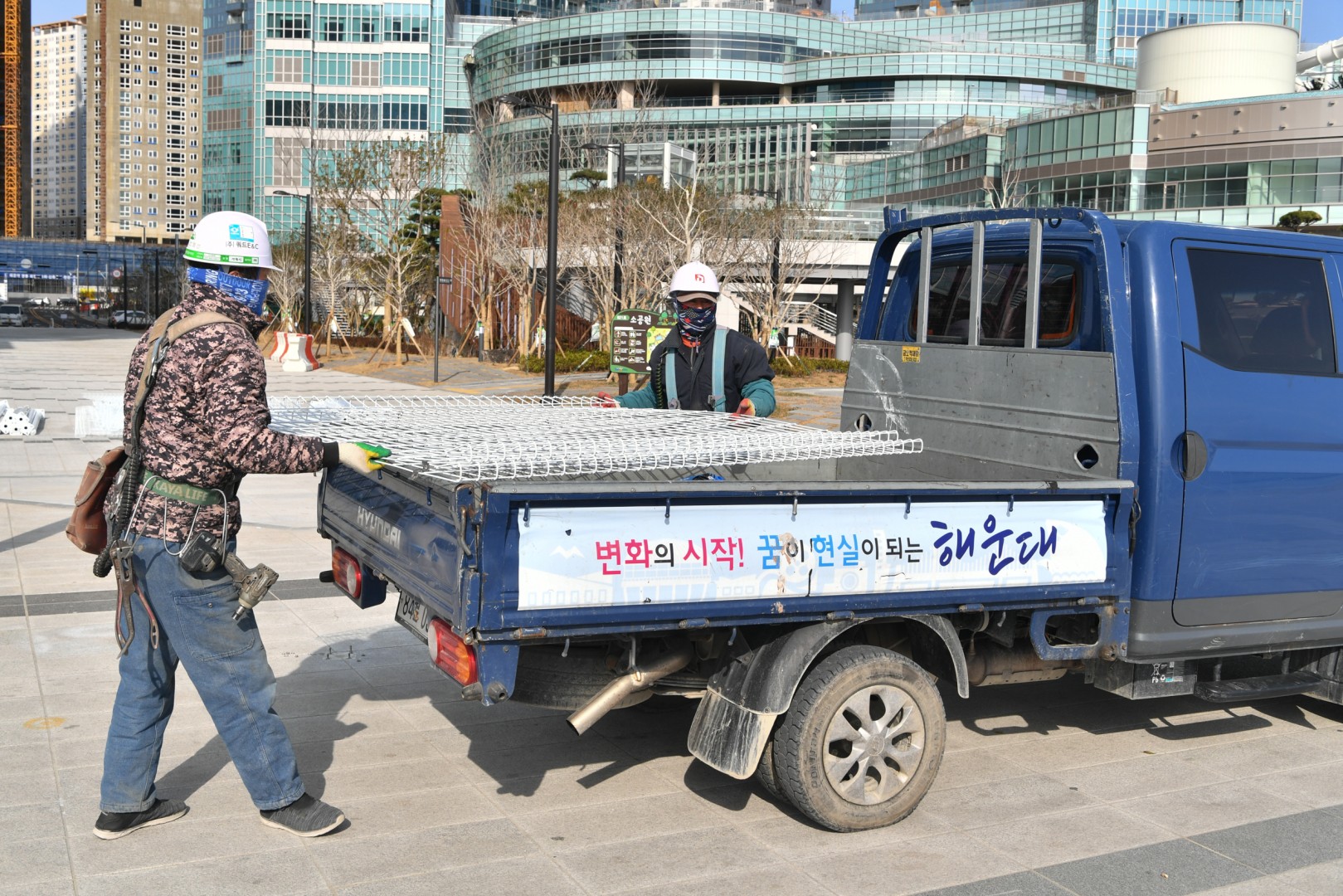 해운대해수욕장 펜스철거 18