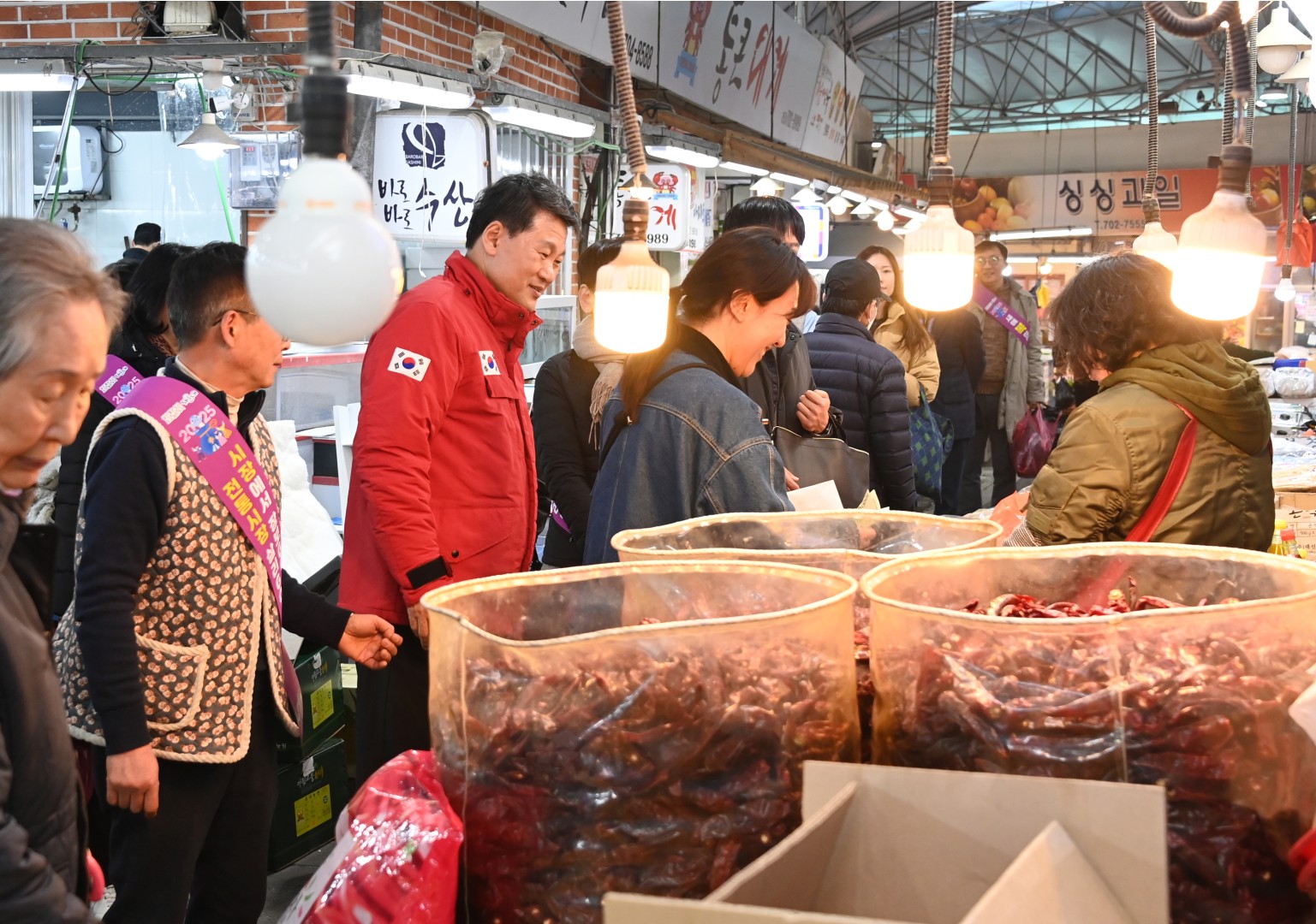 설 맞이 전통시장 방문(좌동재래시장) 16