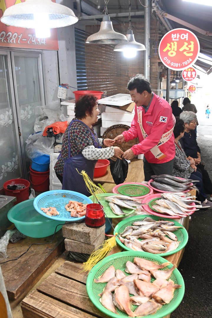추석맞이 전통시장 방문(반여시장) 5