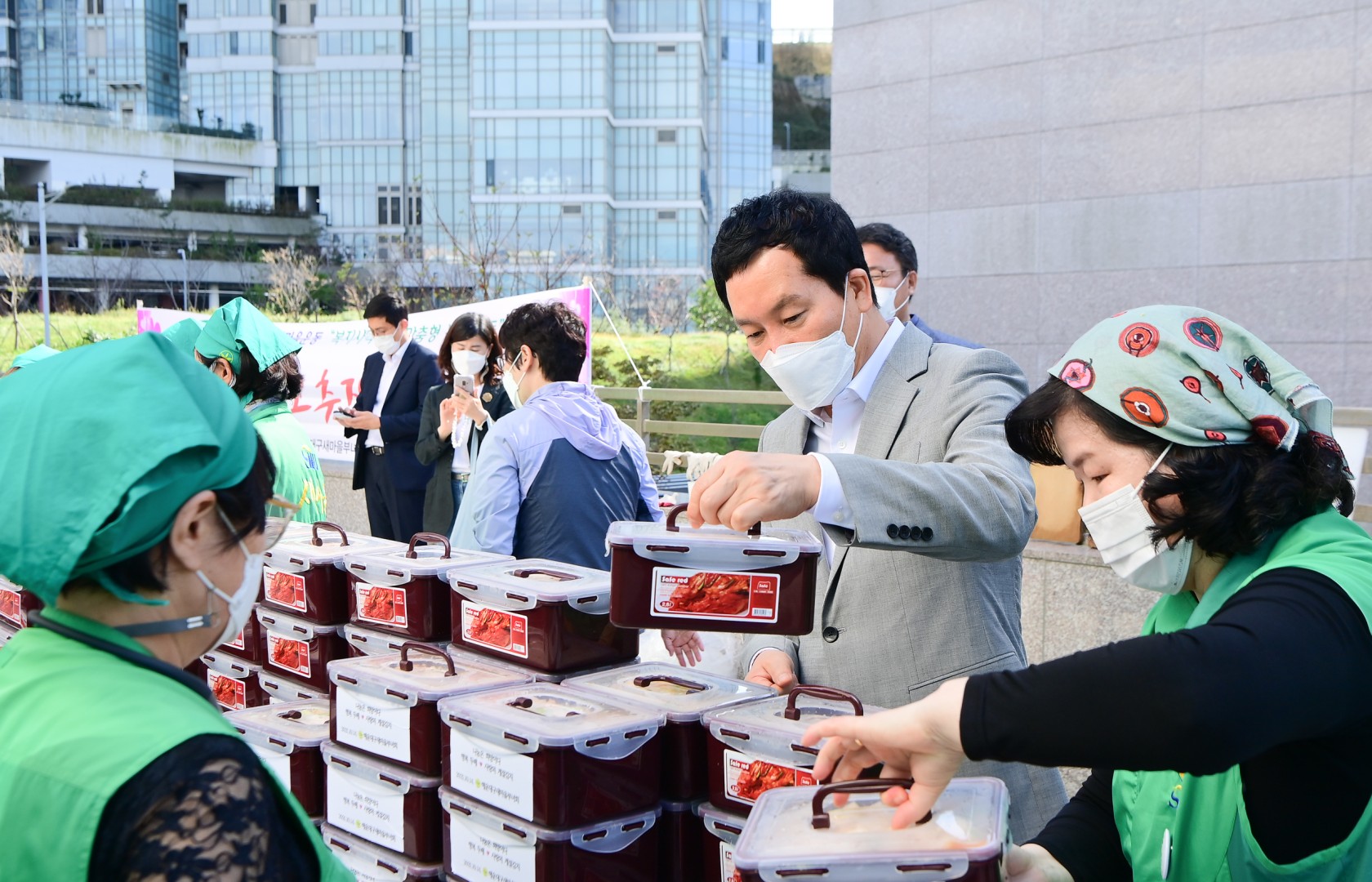 새마을부녀회 계절김치 담그기 6
