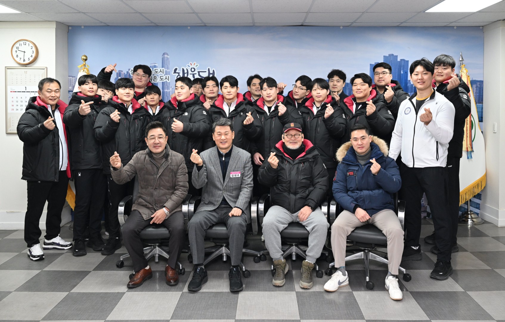 MG새마을금고 중앙회 씨름단 전지훈련 방문 3