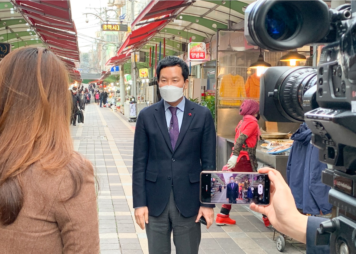 반여2 전통시장 방문 3