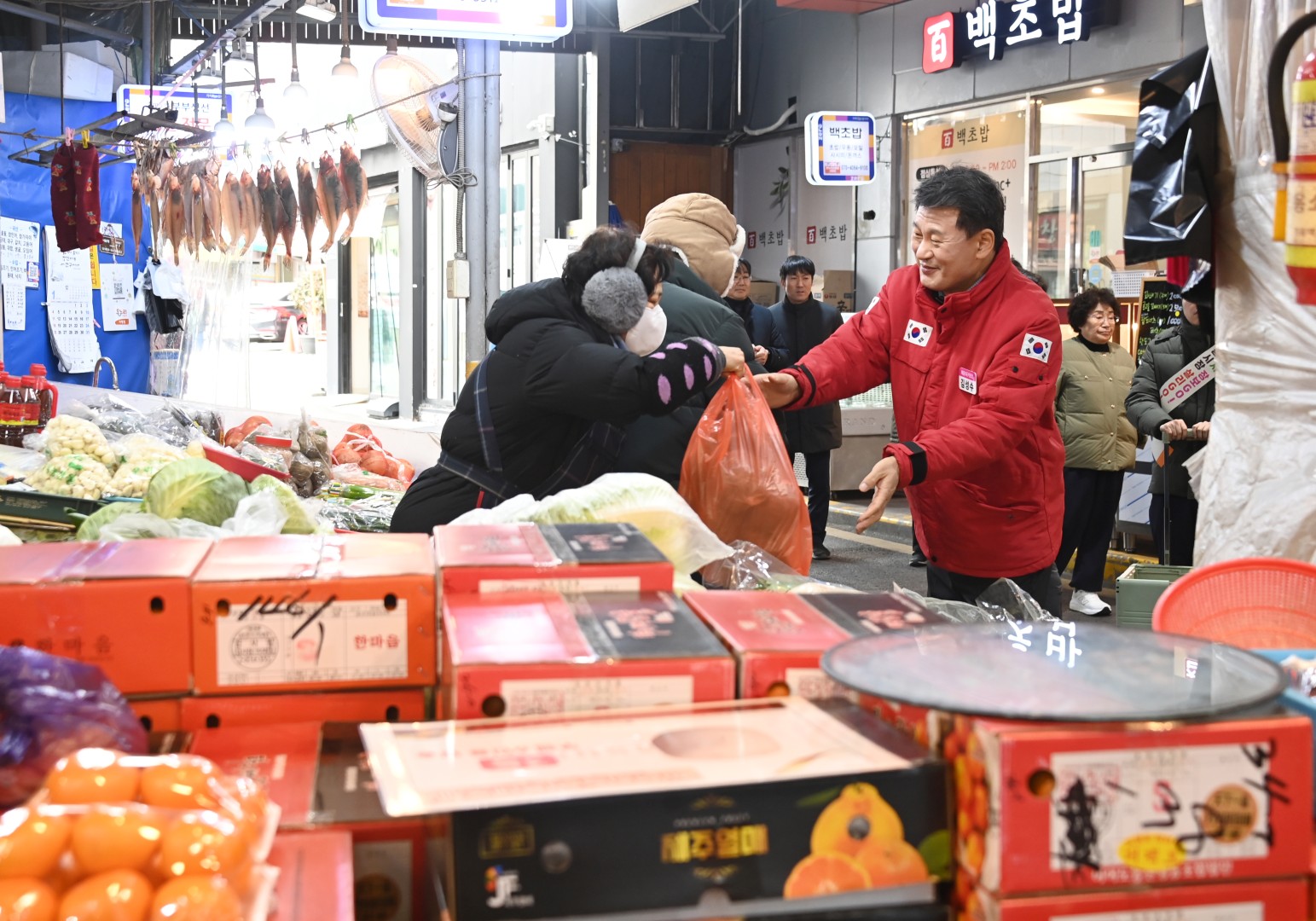 전통시장 방문(좌동재래시장) 4