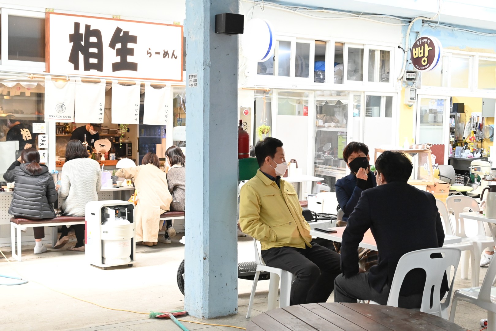 우2동 시장 방문 2