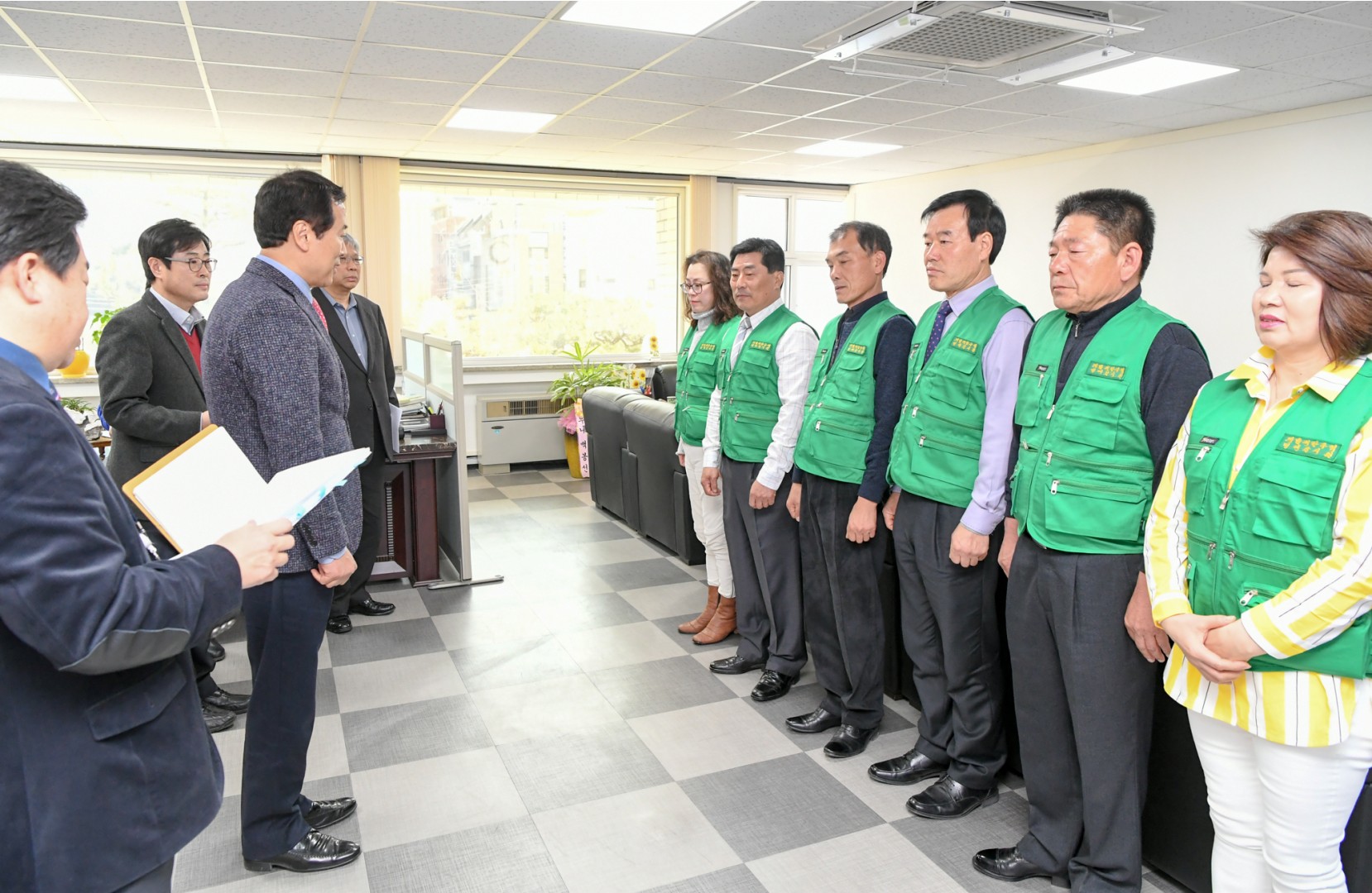개발제한구역 면예감시원 위촉식 9