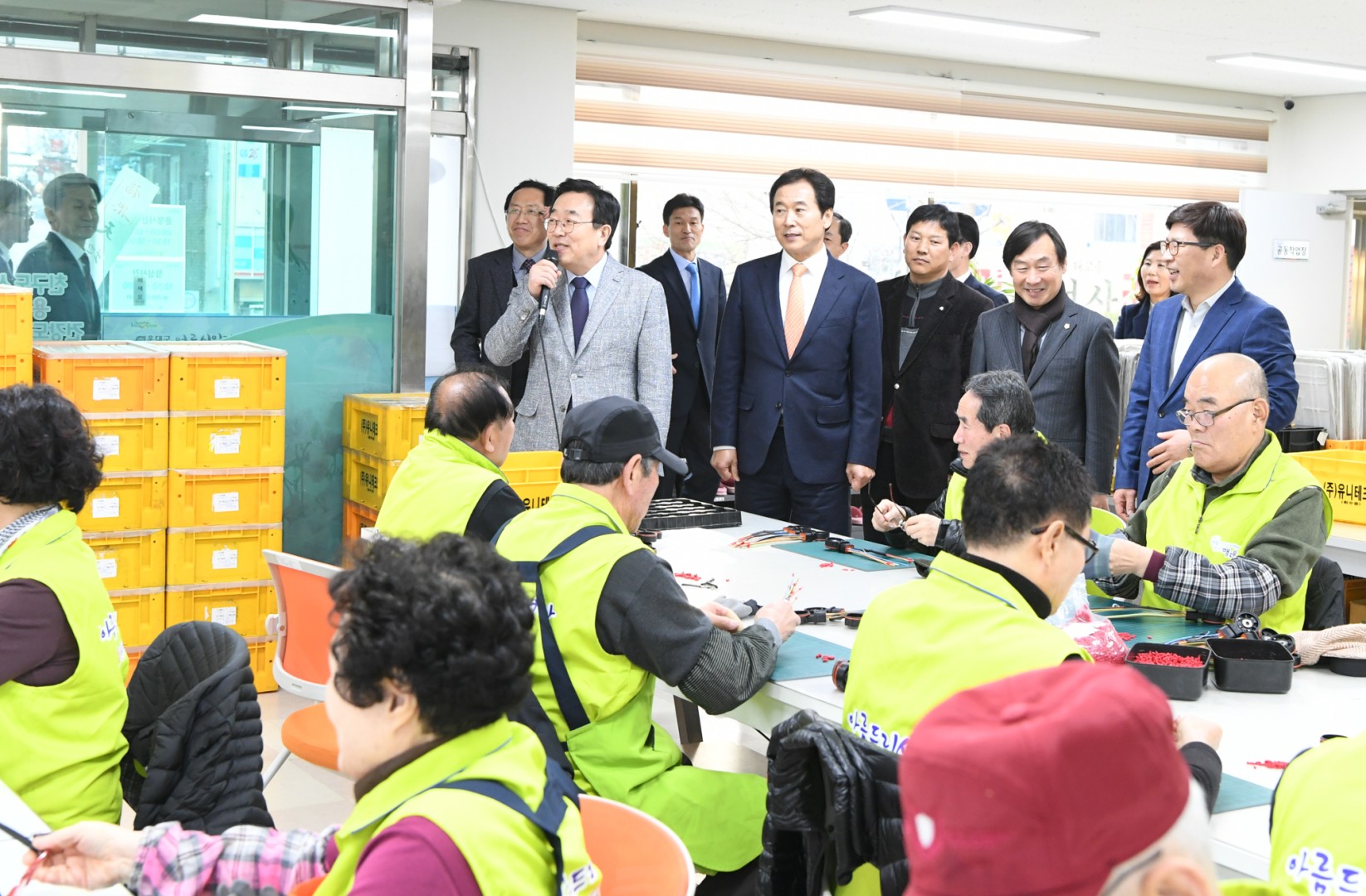서병수시장 공동작업장 방문 격려 7