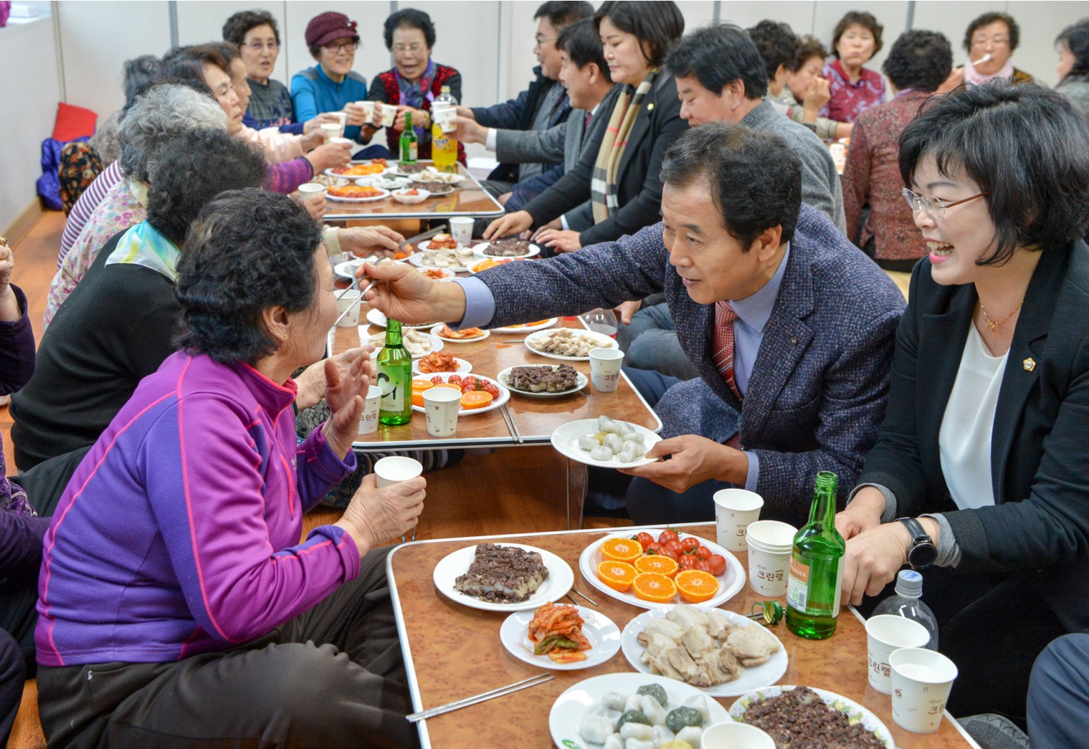 좌1동 어르신공동작업장 개소식 12