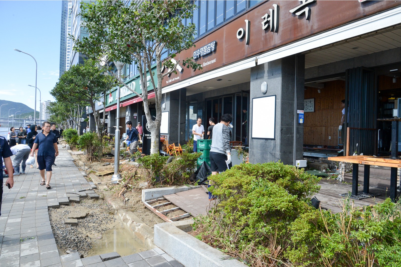 태풍 '차바' 피해 및 복구현장 41