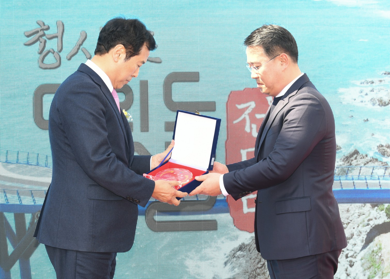 청사포다릿돌 전망대 안내소 준공식 2