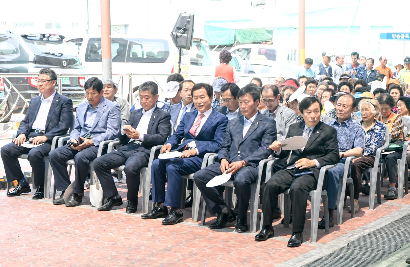 반송골목시장 아케이드 기공식 4