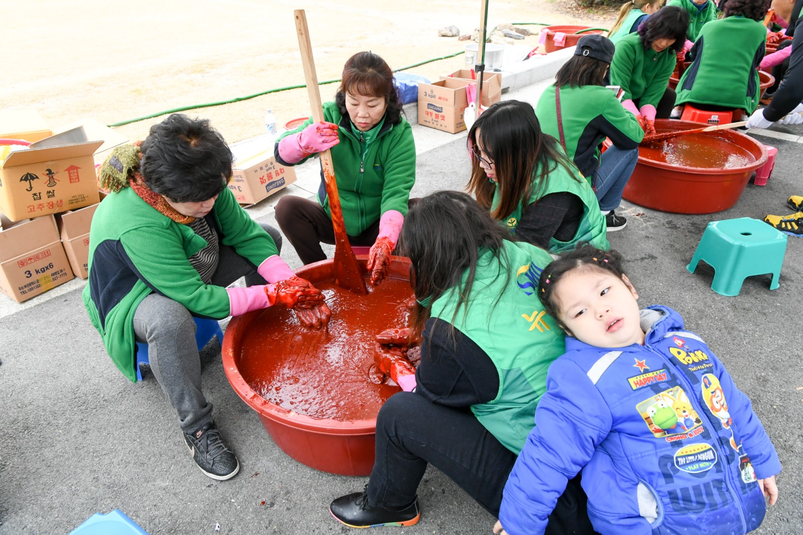 다문화체험-고추장담기 2