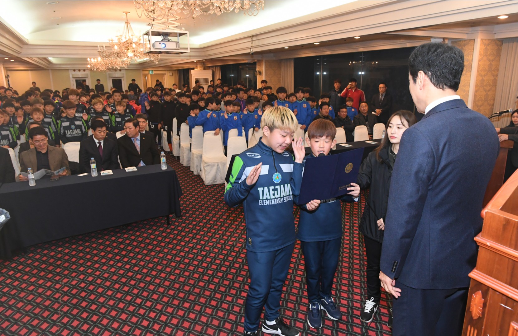 제22회 전국초등축구대회 환영식 5