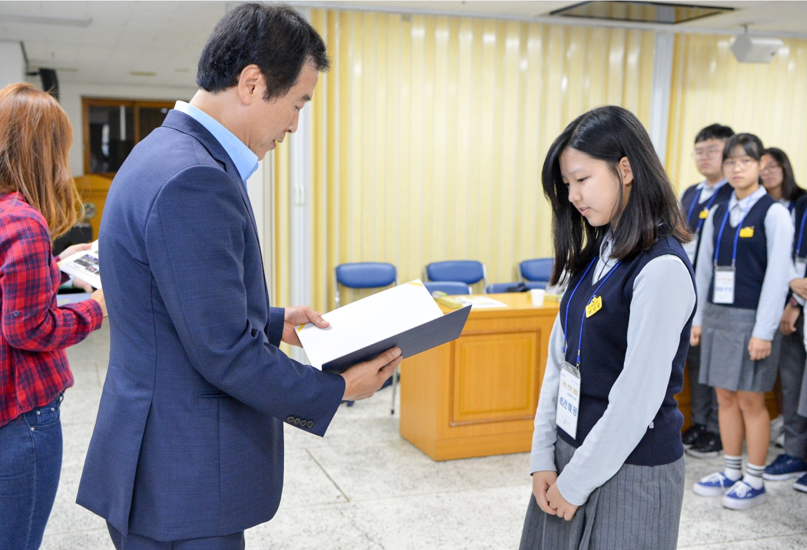신곡중 구청견학방문 1