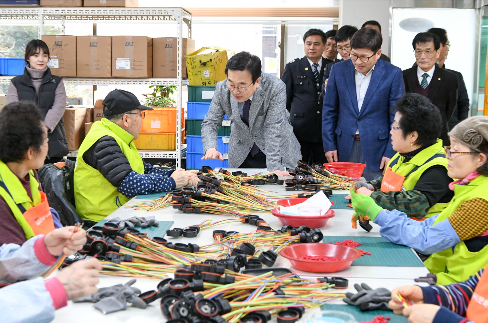 서병수시장 공동작업장 방문 격려 5