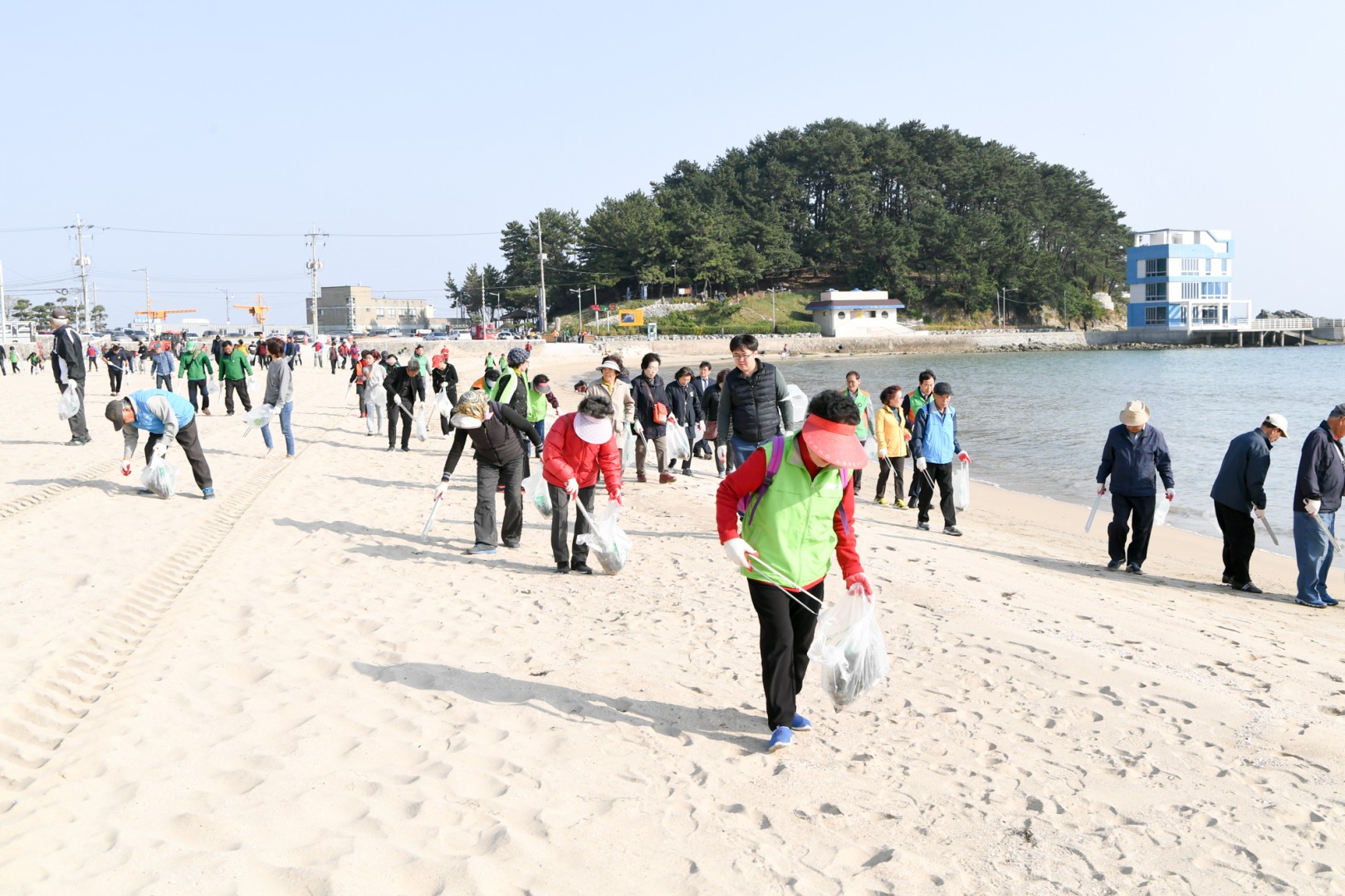 송정해수욕장청결 5