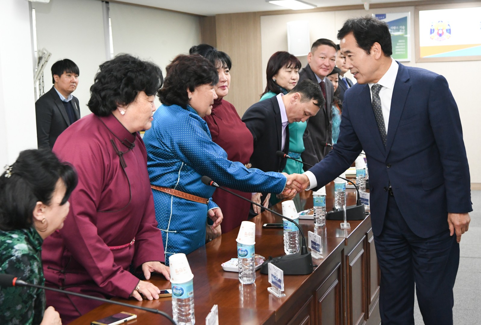 몽골 항올구 방문단 1