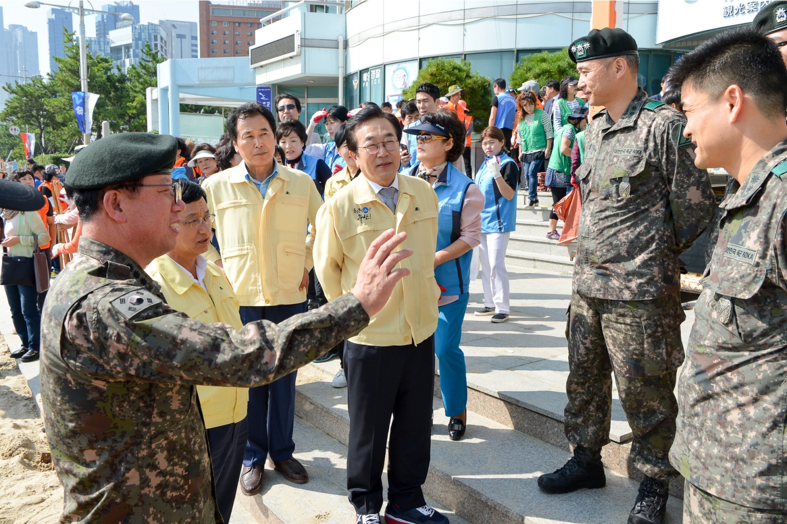 태풍피해지역 광역시장 방문 9