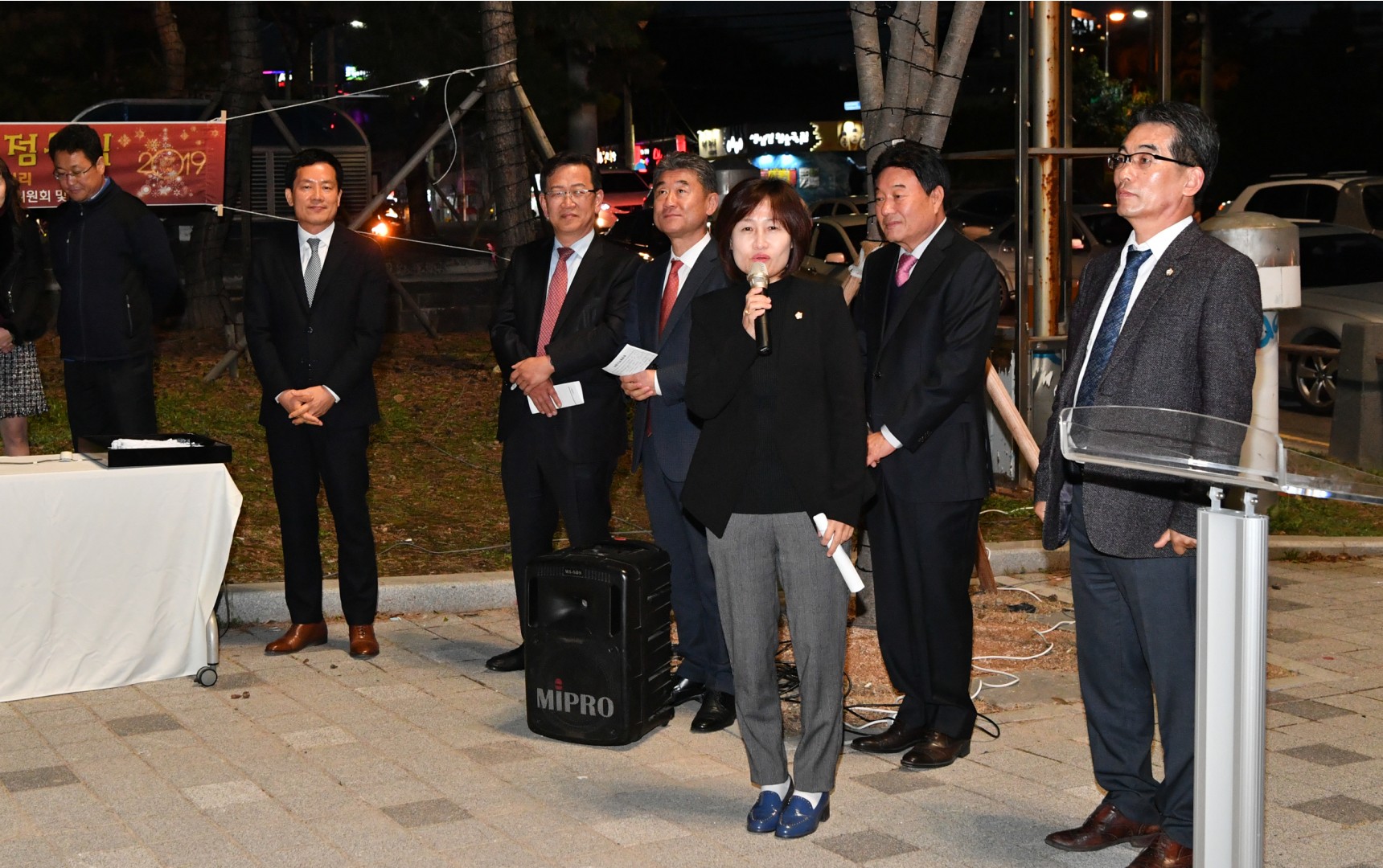 송정삼거리 점등식 5