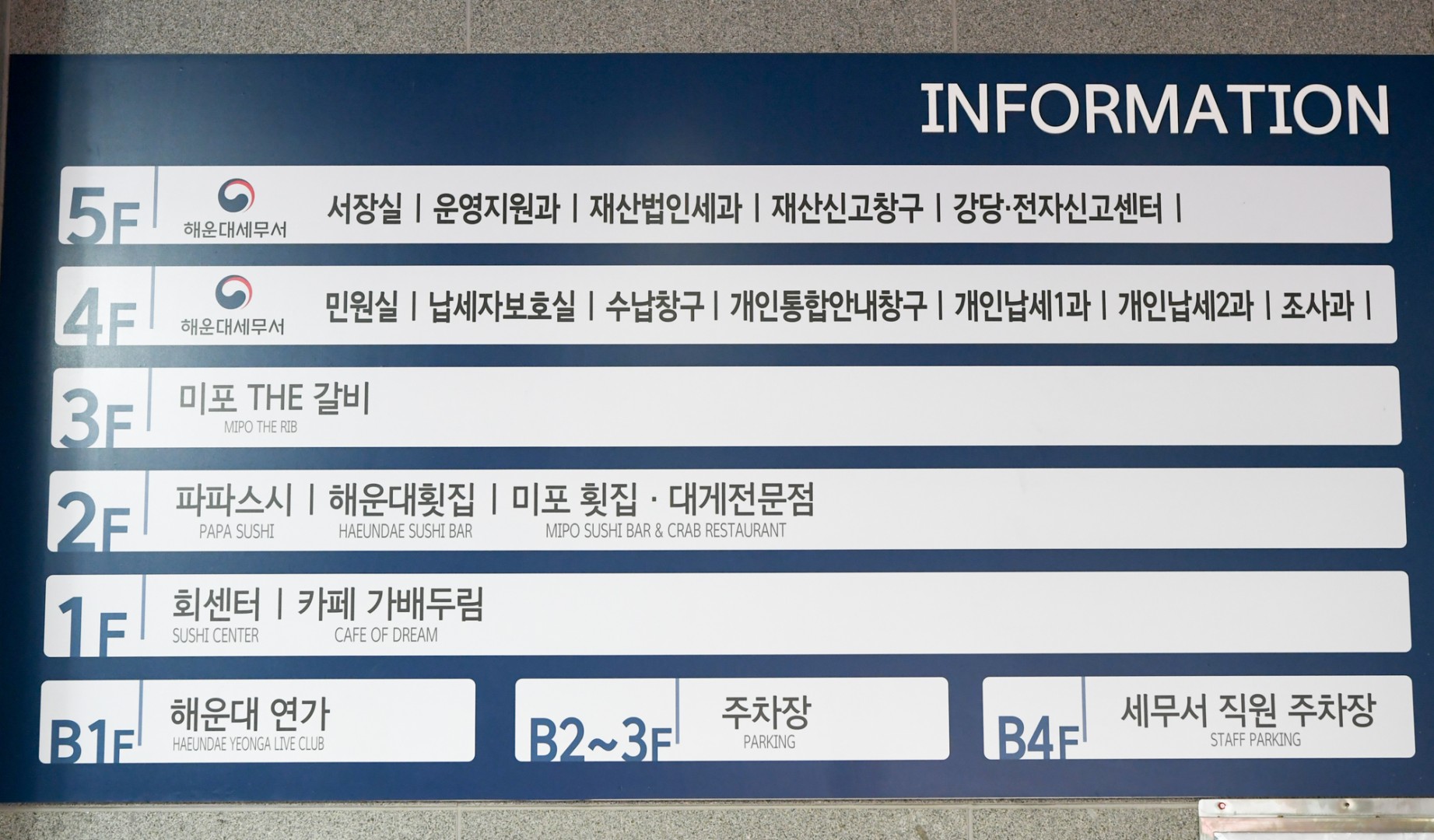 해운대 세무서 개청식 12