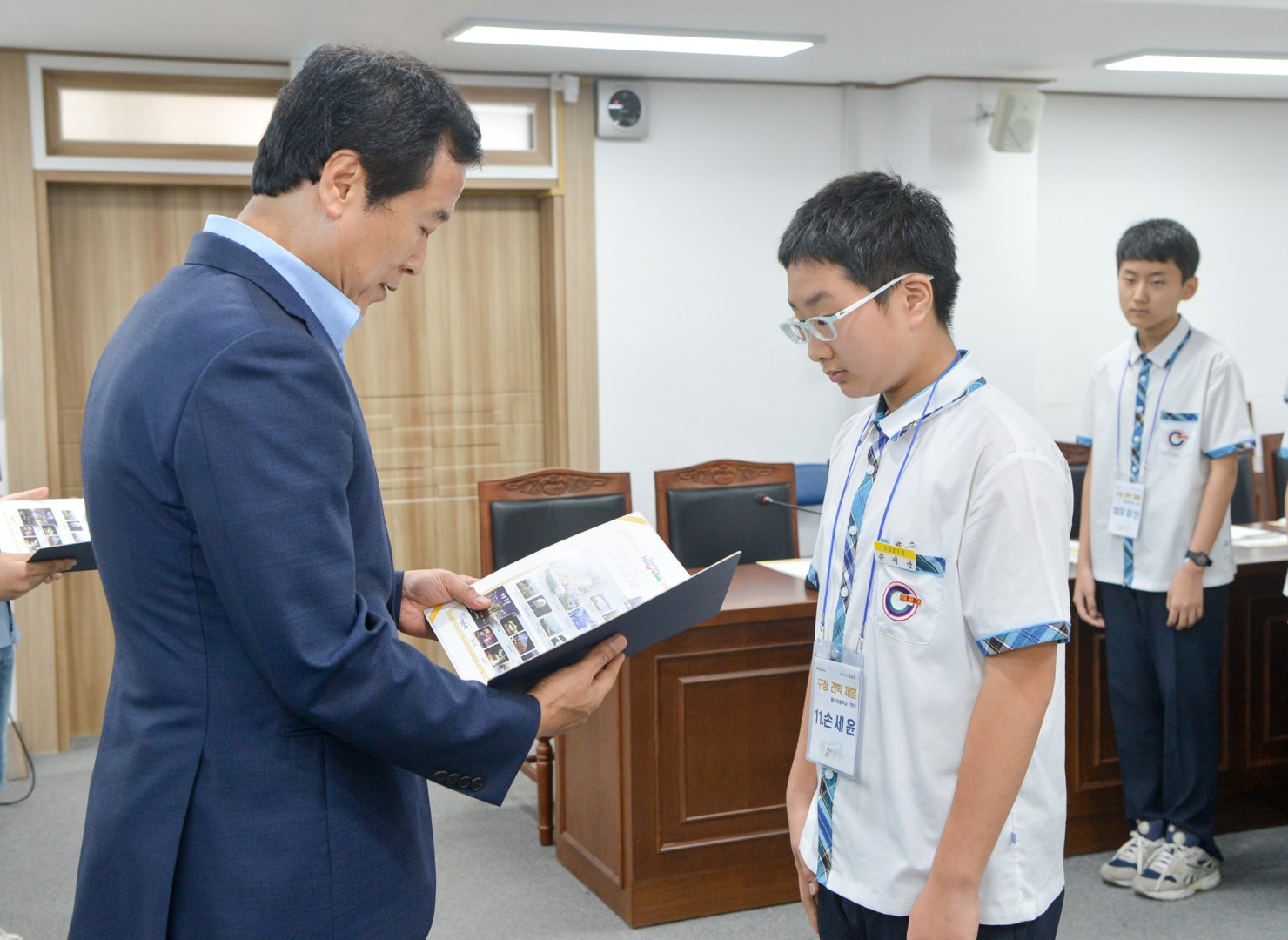 해운대중 구청체험 견학 2