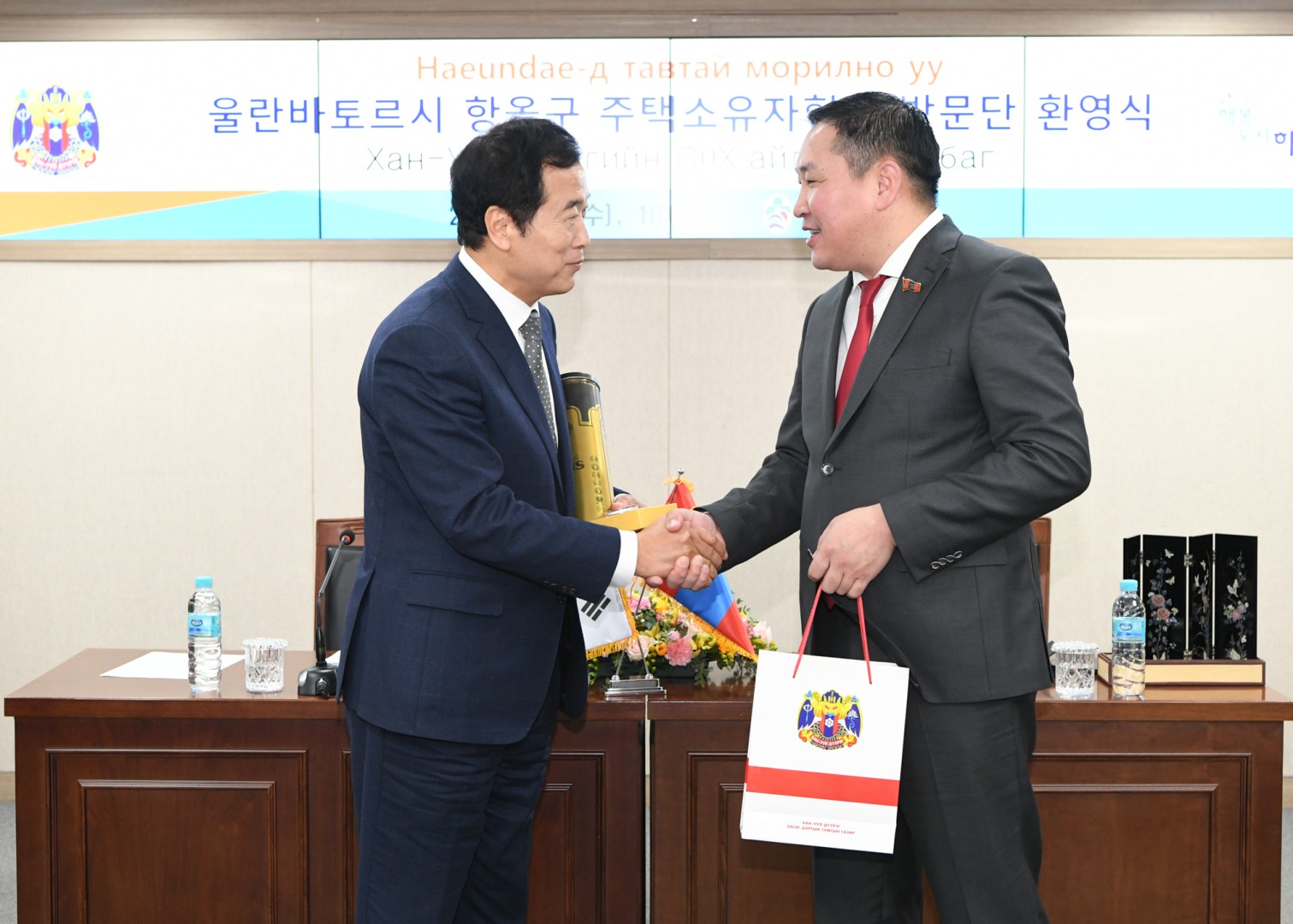 몽골 항올구 방문단 14